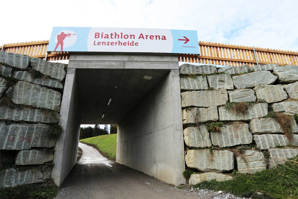 Unterführung Biathlon Arena Lenzerheide Lantsch/Lenz