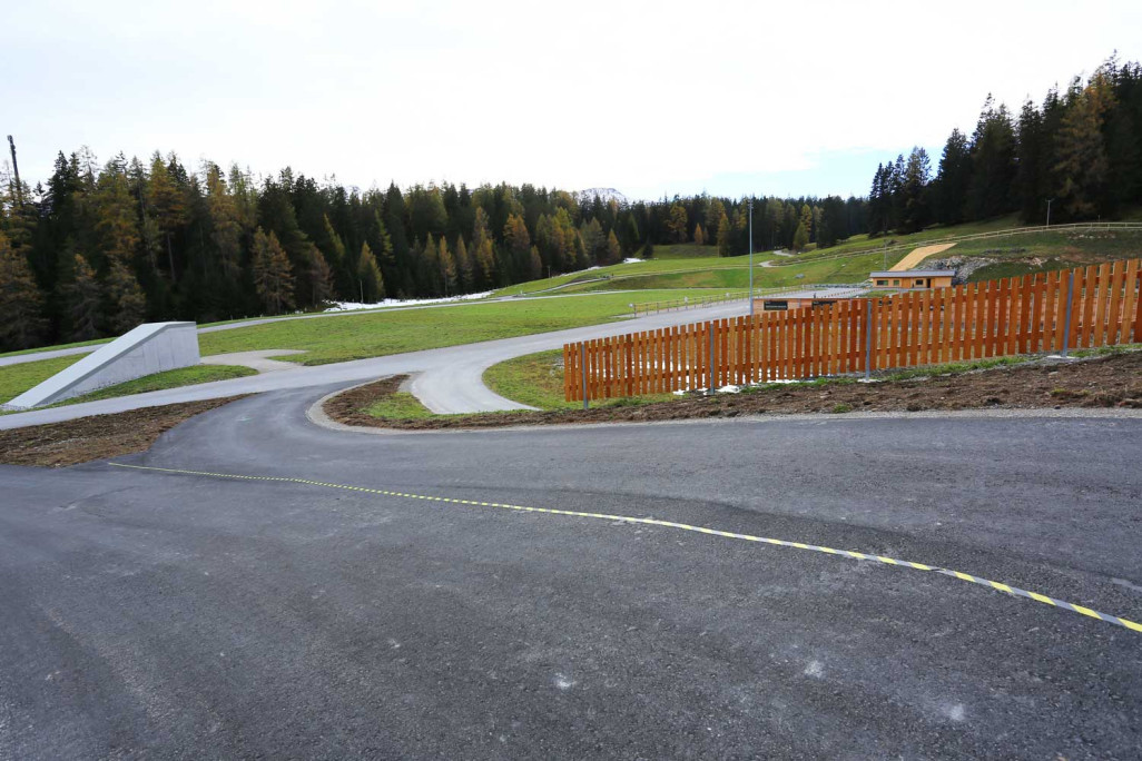Rollskibahnen der Biathlon Arena Lenzerheide Lantsch/Lenz